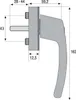 ABUS FG 200 S/SB ABUS Fenstergriff abschließbar FG200  Anteprima dell’immagine prodotto 7