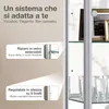 K-Möbel Vetrina in vetro in piedi in alluminio / argento Anteprima dell’immagine prodotto 4