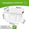 Aufbewahrungsbox mit Deckel Kunststoffboxen Box Kisten Produktbild-Vorschau 2