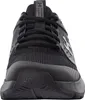 A front view of a black Under Armour running shoe. Produktbild-Vorschau