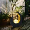 LED Mondsichel Solarleuchte mit Glaskugel Höhe 30,5 cm Produktbild-Vorschau 11