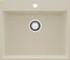 PRIMAGRAN Spülbecken Beige 58x50cm, Granitspüle 1 Becken + Produktbild-Vorschau 1