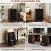 WOLTU Rollcontainer mit 5 Schubladen, Aktenschrank mit Produktbild-Vorschau 8