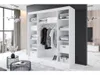 Easy4You R7 200 cm Weiß Schiebetüren Kleiderschrank Produktbild-Vorschau 4