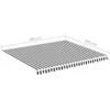 vidaXL Tissu de store anthracite et blanc 4x3,5 m Voir les images du produit 6