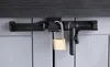 A close-up view of a locked latch on a storage container. Náhled obrázku produktu