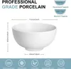 MALACASA, běžná řada, sada 8 porcelánových misek, 300 ml Náhled obrázku produktu 2