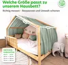 Hausbett Himmel 135x320 cm Eukalyptus mit Goldapplikation - Produktbild-Vorschau 4