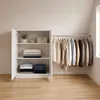 VCM Kleiderschrank für Dachschräge mit Kleiderstange & Produktbild-Vorschau 3