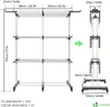 Stendibiancheria a torre VOUNOT® estensibile con ali Anteprima dell’immagine prodotto 3