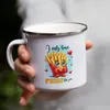 I Only Have Fries for You Emaille Tasse Pommes Liebe Produktbild-Vorschau 4