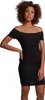 Urban Classics Kurzes Kleid Damen Ladies Off Shoulder Rib Produktbild-Vorschau 2