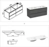 Waschtisch mit Unterschrank 120cm Alast Badmöbel Set Produktbild-Vorschau 6