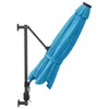 Wand-Sonnenschirm mit LEDs Meerblau 290 cm , Markisen Produktbild-Vorschau 5