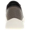 The back view of a brown and white sneaker. Anteprima dell’immagine prodotto