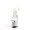 ESTEEM-708DM Damen Sandale von Pleaser, Transparent  , EU Produktbild-Vorschau 2