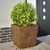 vidaXL Pflanzkübel 2 Stk. 50x50x50 cm Wetterfester Stahl Produktbild-Vorschau 7