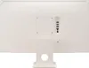 The back of a white LG monitor with its stand attached. Produktbild-Vorschau