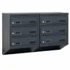 Briefkastenanlage 6er GDS Anthrazit RAL 7016, 20 cm Tiefe Produktbild-Vorschau 1