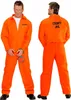 Orangener Häftling mit Handschellen - Gr. S - XXL für Produktbild-Vorschau 7