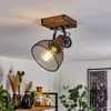 Cotes »Cotes« Deckenlampe, Holz/Metall, Braun/Schwarz, Produktbild-Vorschau 7