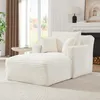 STILVORA Chaiselongue Sofa aus Cord als Schlafsofa ohne Produktbild-Vorschau 3