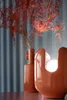 Tischlampe Keramik 20 cm Orange E27 Retro Design Produktbild-Vorschau 2