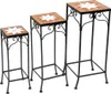 DanDiBo Tabouret pour fleurs Merano Mosaïque Set de 3 Voir les images du produit 4