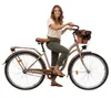 Dallas Bike Fahrrad Mit Weidenkorb - Damenfahrrad 28 Zoll - Produktbild-Vorschau 1