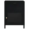 vidaXL Nachttische 2 Stk. Schwarz 40x30x54,5 cm Stahl und Produktbild-Vorschau 4