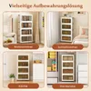 Collage showing the storage boxes in different room settings: living room, bedroom, kitchen, and wardrobe. Podgląd zdjęcia produktu