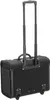 A black rolling briefcase with a retractable handle. Produktbild-Vorschau