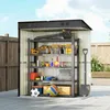 Outsunny Metall Gerätehaus 1,37 m², abschließbar Produktbild-Vorschau 9