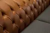 Klassische Chesterfield Leder Sofa 3 Sitzer Sitz Couchen Produktbild-Vorschau 8