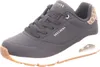 A single black Skechers sneaker is shown from a side-angle on a white background. Voir les images du produit
