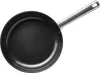 A top-down view of a black frying pan with a silver handle against a white background. Anteprima dell’immagine prodotto