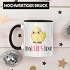 Trendation - Lustige Küken-Tasse "Da Kükst Du" Witziges Produktbild-Vorschau 3