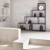 sweeek - Bücherregal Treppe aus Metall schwarz 4 Ebenen - Produktbild-Vorschau 3