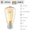 EGLO 110054, 4 W, E27, 270 lm, Teplá biela Náhľad obrázku produktu 6