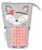 Herlitz Kitty, Weiches Federmäppchen, Polyester, Grau, Produktbild-Vorschau 1