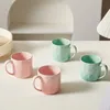 Kaffeetassen Set 4-teilig 360ml aus Keramik – bunte große Produktbild-Vorschau 3