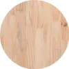vidaXL Tischplatte Weiß Ø40x2,5 cm Massivholz Kiefer Produktbild-Vorschau 3