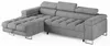 ECKSOFA CLOUD : Canapé d'angle en velours, convertible avec Voir les images du produit 1