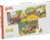 goki Puzzle Box "Fahrzeuge" 3 verschiedene Puzzle mit Produktbild-Vorschau 3