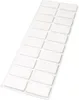 Adsamm® | 20 x selbstklebende Filzgleiter / Weiß / 20x40 mm Produktbild-Vorschau 1