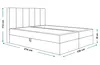 Boxspringbett TOKIO mit 2 Bettkästen, Polsterbett Maße: Produktbild-Vorschau 3