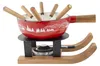 VAN WELL Aspen Fondueset "Ski" rot Produktbild-Vorschau 1