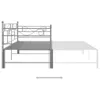 Divano letto allungabile in metallo grigio 90x200 cm Anteprima dell’immagine prodotto 6