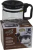 A coffee pot is displayed on its packaging. The packaging has images and text related to the product. Anteprima dell’immagine prodotto