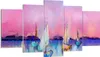 Bild auf Leinwand - Leinwandbild - Segelboot See - 160x85cm Produktbild-Vorschau 1